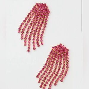 Tuckernuck Crystal Simone Earrings Pink